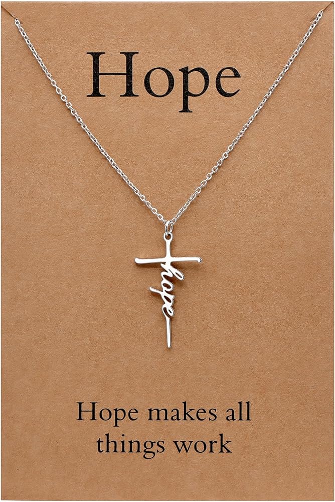 Lcherry Faith Cross Necklace for Women Religious Gifts for Women Christian Jewelry Gifts for Women