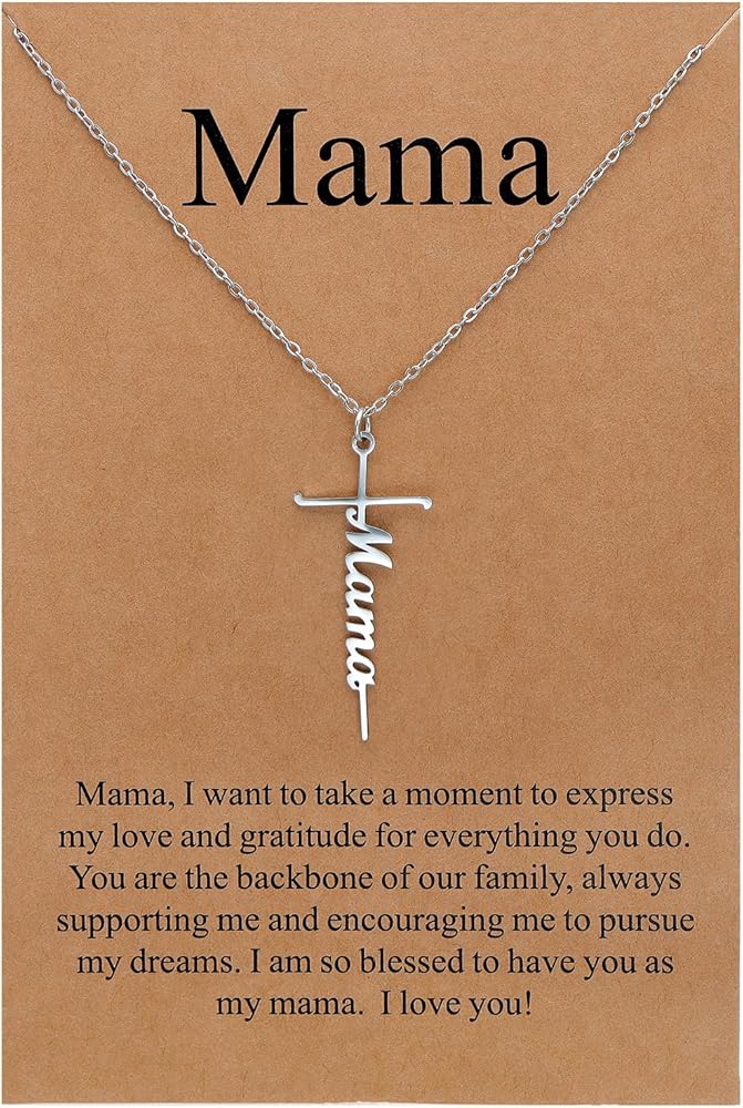 Lcherry Gifts for Grandma Mom Daughter Teacher Cross Necklace for Women Christian Necklaces Religious Gifts Jewelry for Women