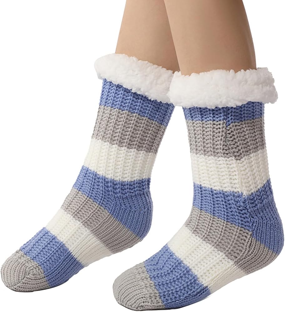 Fuzzy Socks for Women Animal Soft Warm Cute Microfiber Cozy Fluffy Comfy Thermal Home Sleeping Socks