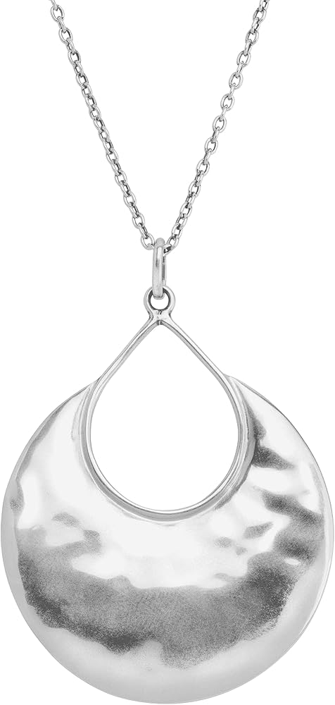 Silpada 'Crescent Drop' Pendant Necklace in Sterling Silver