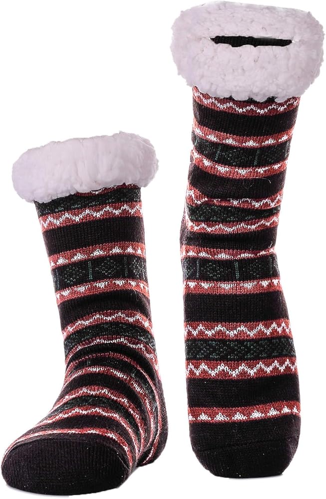 Compression Socks for Women Microfiber Fluffy Cozy Socks Fuzzy Crew Socks Soft Warm Socks Plush Winter Socks